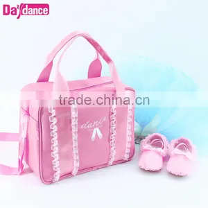Children Kids Ballet Sling Bag Pink Girls Ballet Handbag Dual-Use Dance Shoes Bag thumbnail-1