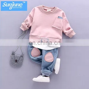 Wholesale 100% Cotton Kids Fleece Set thumbnail-4