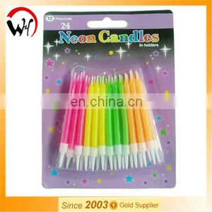 Colorful Party Neon Candle thumbnail-1