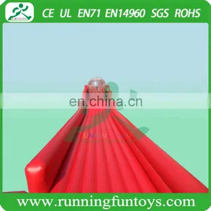 Customized Inflatable Zorb Ramp With Track Lane, Zorb Ball Ramp thumbnail-2