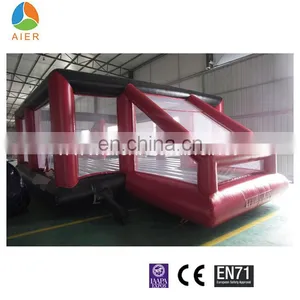 AIER Newest Design Giant Inflatable Panna Soccer Field/inflatable Football Pitch thumbnail-2