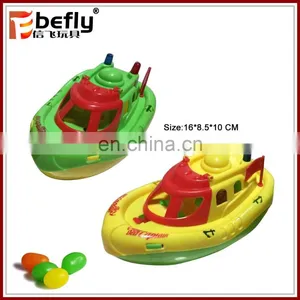 Plastic Boat Pull Line Candy Toy With Light thumbnail-1