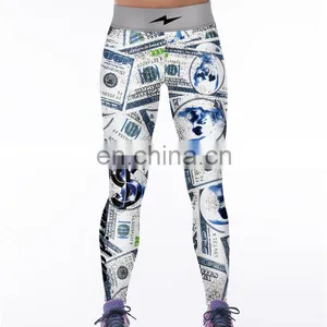 Whoesale Printed Yoga Fitness Pants Capri Sexy Leggings For Women thumbnail-1