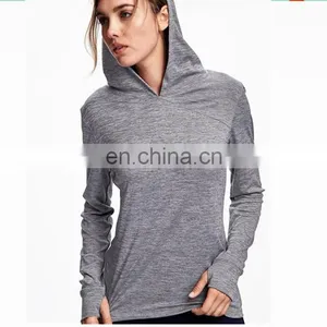 Custom Compression Women UV Protection Hooded Lycra Rash Guard thumbnail-1