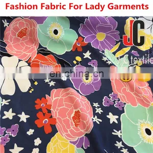 China Textile 100% Custom Printed Rayon Stretch Fabric/100% Viscose Fabric 165g thumbnail-1