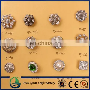 Fashion Bulk Rhinestone Buttons for Lady Dress thumbnail-1