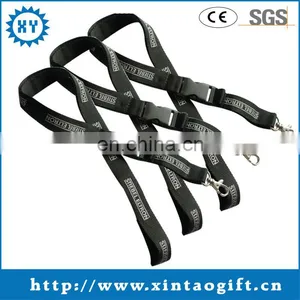 2017 Factory Price Promotional Woven Imprint Lanyard thumbnail-1