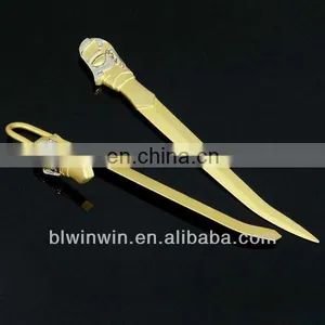 Antique Engraved Brass Letter Opener thumbnail-1