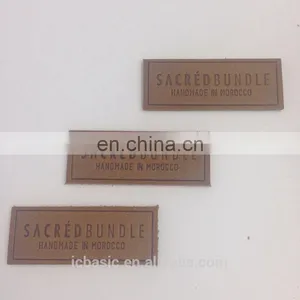 Custom Embossed Branded Leather Jacket Leather Patch thumbnail-4