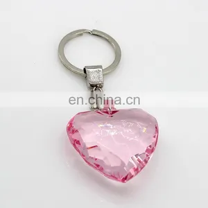 2017 Wholesale Wedding Gifts Crystals Heart Design Key Chain thumbnail-3