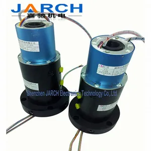 4 Passages 78mm 30RPM Electrical Ethernet Hybrid Slip Rings thumbnail-1