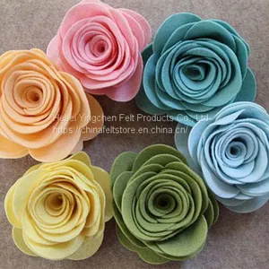 Promotional Beautiful Felt Flower Customer Design thumbnail-2