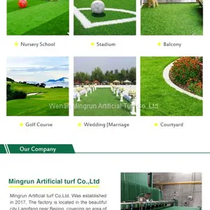 Plastic Artificial Vertical Green Plant Grass Wall For Decoration thumbnail-4