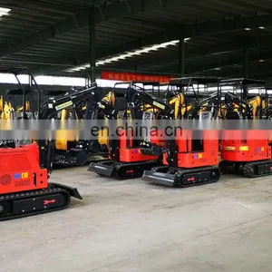 New Design Cheap Price 1 Ton Mini Crawler Excavator for Sale thumbnail-3