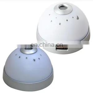 Battery Operated 7 Colors Changed Star Sky Master Projector Alarm Clock LED thumbnail-3