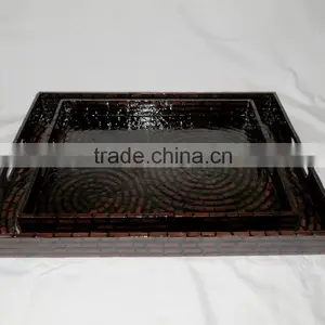 Mother of Pearl Serving Trays thumbnail-3