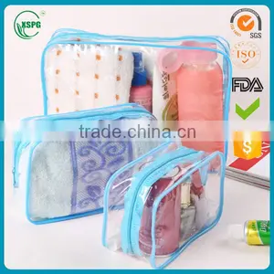 High Quality and Hot Sale Clear PVC Cosmetic Bag, PVC Blanket Bag, Foldable PVC Zipper Bag Quality Choice thumbnail-1
