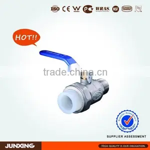 PERT Pipe Fittings Single Male Threaded Brass Ball Valve for Underfloor Heating System thumbnail-1