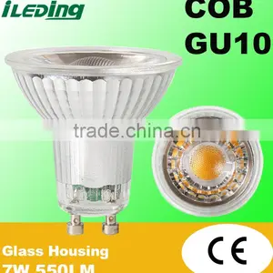 7W COB 550LM CE RoHS GU10 LED thumbnail-1