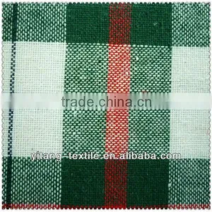 Yarn Dyed Checked Linen Fabric ,cotton Linen Mixed Fabric thumbnail-1