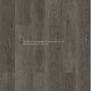 GKBM Greenpy MJ-W6010 New Eco-Friendly Waterproof Dark Grey Click Stone Plastic Composite SPC Flooring thumbnail-3