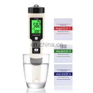 High Accuracy Portable ATC 4 In1 H2 TEMP PH ORP Digital Water Quality Tester thumbnail-1