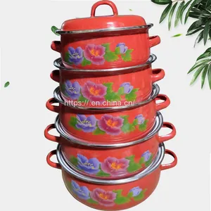 6pcs Vitreous Enamel Pot thumbnail-2