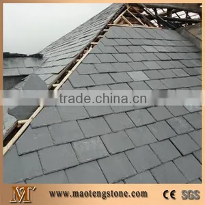 Slate Roof Tile ,Black Roof Tile ,Dark Roof Tile ,Arch Shape Roof Tile ,Square Shape Slate Roof Tile thumbnail-1