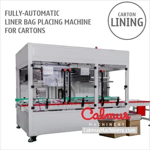 Carton Box Liner Bag Placing Machine thumbnail-1