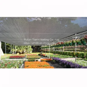Plastic 145gsm Green Color 6 Needles Shade Net, With Eyelet, High Quality, Sunshade and Cooling ，agriculture Net，Courtyard Awning,greenhouse Tool thumbnail-2