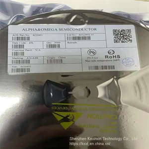 AO3401 Alpha & Omega Semiconductor Inc. P-Channel 30 V 4A (Ta) 1.4W (Ta) Surface Mount SOT-23-3 thumbnail-2