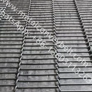 Easy Install Flat Flex Sus304 Stainless Steel Wire Balanced Weave Conveyor Belt Transport Mesh Belt for Bakery Machinery thumbnail-2
