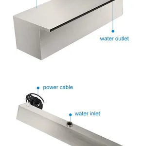 Pikes Water Descent Modern Home Gardening Supplies Garden Decoration Stainless Steel Water Descent For Sale thumbnail-2