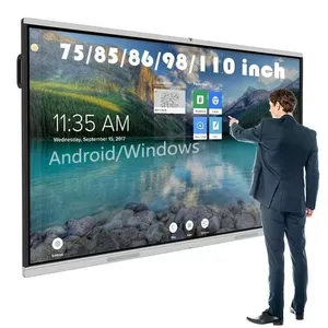 110-inch College Teaching Integrated Computer Smart Campus Electronic Whiteboard Education 3D Display System 4K Display Screen thumbnail-1