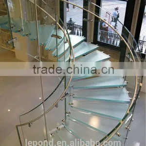 Tempered Laminated Glass Stairs and Glass Stair Tread thumbnail-1