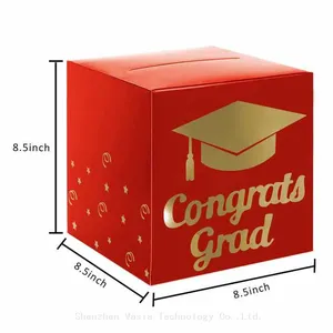 Factory Direct Graduation Card Box Sets - With Signature Board Graduation Card Box, Event Rental Kits thumbnail-3