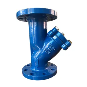 OEM Brand Color Casting DIN Y Strainer Flanged Ends GG25 Pn16 Water Strainer Basket Filter for Water Steam thumbnail-4