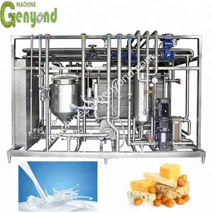 New Factory Small Plate Pasteurizer Milk, Beverage, Tea, Liquid Plate Pasteurizer Machine thumbnail-2