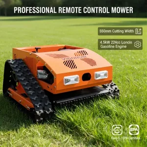 Vigorun VTC550 Self Propelled Industrial Grade Robot Lawn Mower Backup Battery Transport Long Service Life 550MM Cutting Width thumbnail-1