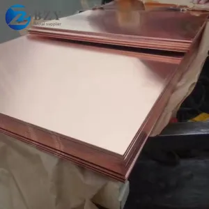 High Quality Cheap Price 1.5mm Copper Sheet Plate Sheet C11000 T2 Pure Copper Sheet thumbnail-4