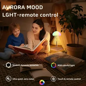 Decoration Lights, Remote Jellyfish Lamp for Kids ,Moms , Company Promot Gift Light, Christmas Gift ,Night Lights Home Decoration, Patent New Design thumbnail-2