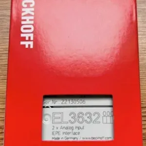 Beckhoff EL3632 EtherCAT Terminal 2-Channel IEPE Vibration Sensor Input Module 16-bit 50 Ksps Condition Monitoring thumbnail-5