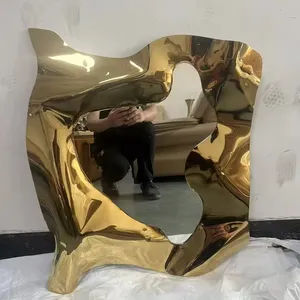 Custom Stainless Steel Wall Sculpture With Polished Finish thumbnail-4