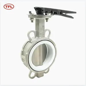 Fluorine Lined Ball Valve Acid and Alkali Corrosion Resistant Cast Steel Lined With PTFE Carbon Steel Flange Ball Valve GB Pn16 thumbnail-5