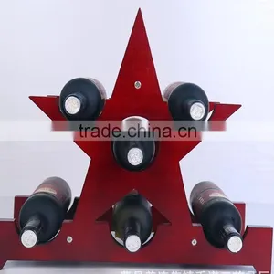 Eco-Friendly Wooden Wine Holder Tree Wine Rack, Wine Bottle Display Shelf, Handmade Wooden Wine Rack thumbnail-1
