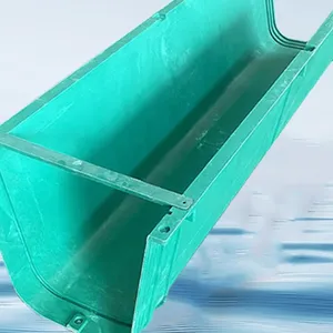 Fiberglass Drain Ditch With 100mm Depth, 45 Degree Angle Edge, Load Capacity EN 1433 D400 thumbnail-4