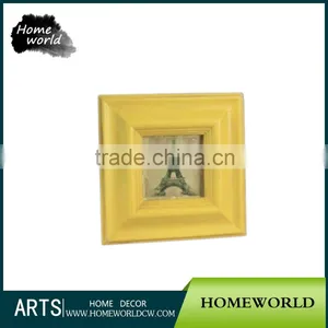 Yellow France New Style Eiffel Tower Souvenir Wood Love Photo Frame thumbnail-1
