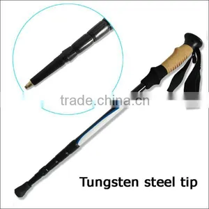 4 Sections Inner Lock With Anti-shock Carbon Fiber Hiking Stick thumbnail-4