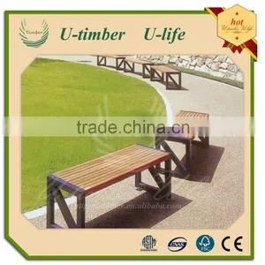 New WPC Outdoor Bench Granite Garden Bench Wpc Garden Bench thumbnail-1