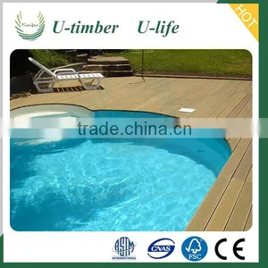 Good Quality of Waterproof Interlocking WPC Composite Decking for Sale thumbnail-1